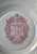Scenic Red Transferware Plate Romantic English Charm John Milton's Cottage