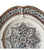 Aesthetic Black Transferware Fluted Plate Spode Circa 1880 Primrose Kaleidoscope RARE