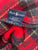 Ralph Lauren Tartan Plaid Stadium Blanket Throw Tablecloth Red / Black
