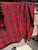 Ralph Lauren Tartan Plaid Stadium Blanket Throw Tablecloth Red / Black