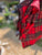 Ralph Lauren Tartan Plaid Stadium Blanket Throw Tablecloth Red / Black