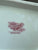 Clarice Cliff Signed Royal Staffordshire Red Transferware LG Soup Tureen Rural Scenes