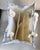 NWT Blue & White Heavy Duty Tommy Bahama Canvas 4 Compartment Wine Bottle Tote w/ Thick Rope Handles