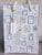 NWT Blue & White Heavy Duty Tommy Bahama Canvas 4 Compartment Wine Bottle Tote w/ Thick Rope Handles