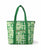 NWT Kate Spade Green Daisy Gingham Daisy Insulated Cooler Tote