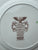 Historic America Brown English Transferware Plate Acorns Oak Leaves Boston
