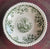 Rare Antique Copeland Spode Ruins Green Transferware Teacup & Saucer Acorn & Oak Leaf Border
