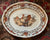 RARE Antique Transferware Thanksgiving Turkey Platter Florence Bisto Powell Bishop Stonier