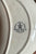Brown Vintage Transferware Floral Crescent Shape Bone Dish