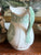 Antique Green Transferware Pitcher John Maddock & Sons Jewel