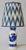 19th C Watteau English Transferware Blue & White Lamp Musical Serenade New Wharf Pottery