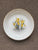 Vintage English Worcester Yellow Daffodil & Lavender  Flowers Matches / Toothpick / Cigarette Holder & Trinket Dish