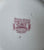 Vintage Red Transferware Plate Dripping Roses Hills Castle Dalguise Wood & Sons Circa 1930
