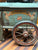 1930’s German Hand Painted Frische Brotchen Fresh Bread Tabletop Trolley Bread Box