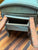 1930’s German Hand Painted Frische Brotchen Fresh Bread Tabletop Trolley Bread Box