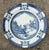 Instant Chinoiserie PlateWall Set of 11 Mix n Match Vintage Blue Transferware Plates