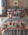 Pottery Barn Queen Quilt Embroidered English Country Tablecloth Vintage Flowers Roses Margeaux