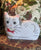 Vintage / Antique Figural Shaped Needlepoint  🐈 Cat Pillow / Doorstop