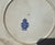 Vintage Scalloped Blue Transferware Plate Chintz Border