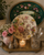 Vintage Green English Tole Toleware Tray Pink Roses Derwent River Chatsworth House