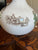 Spode Byron Brown Transferware Decanter Bottle RARE Pastoral Cottage Scenery