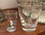 Set of 5 Vintage Scottish Highlander Clan Tartan Kilt Rocks or Lg Shot Glasses /