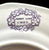 Lavender Purple Antique Stone China English Transferware Plate Jenny Lind