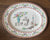 Antique Spode Copeland Canton Chinoiserie Platter Clobbered Aesthetic Brown Transferware