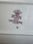 Purple English Transferware Masons Ascot Tab Handled Tray  Flower Basket & Butterfly