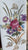 Vintage Antique Hand Painted SCOTCH Decanter Liquor Bottle Hand Painted Flowers