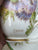 Antique Teacup & Saucer Scottish Glamis Thistle Green & Lavender Artist Signed Royal Doulton