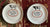 Set of 2 Vintage Advertising French Cottage Kitchen Cow 🐄  & 🐐 Goat Cheese Plates