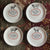 Set of 4 Vintage French Cottage Kitchen Cow 🐄  & 🐐 Goat Cheese Plates