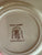 RARE Grazing Cattle Mother Daughter Cottage Scene Brown Polychrome Transferware Plate Pastoral Davenport AJ Wilkinson