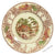 RARE Grazing Cattle Mother Daughter Cottage Scene Brown Polychrome Transferware Plate Pastoral Davenport AJ Wilkinson