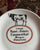 Set of 4 Vintage French Cottage Kitchen Cow 🐄  & 🐐 Goat Cheese Plates