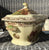 Clarice Cliff Signed Royal Staffordshire Brown Polychrome Transferware large Soup Tureen Rural Scenes