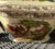 Clarice Cliff Signed Royal Staffordshire Brown Polychrome Transferware large Soup Tureen Rural Scenes