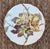 Circa 1880's Aesthetic Movement  Brown Transferware Hibiscus Plate by Brown Westhead & Moore