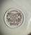 Historic America San Francisco Gold Rush Teacup & Saucer Poly Brown English Transferware Acorns Oak Leaves