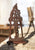 French Victorian Carved Mahogany Tabletop Easel