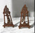 French Victorian Carved Mahogany Tabletop Easel