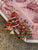 Fragments of Grace No. 42 ~ Christmas Across the Bridge ~ Spode Red Transferware Lucano Embellished Plate