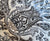 Vintage Black Transferware Paisley Toile Square English Bowl