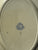 Lg Cheery Vintage Blue Transfer Ware Platter Floral w/ Hand Painted Flowers