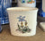 Vintage English Worcester Pink Dianthus & Blue Gentian Flowers Matches / Toothpick / Cigarette Holder