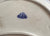 Rare! 1906 Romantic Courting Scene Blue & White Transferware Lg Crescent Plate Royal Doulton