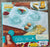 NIB Set of 4 Turquoise Glass Pioneer Woman Embossed Cassie Aqua Plates