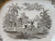 Antique Triumphal Car 1850  Brown Scottish Transferware Platter Pottery Glasgow