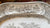 Antique Triumphal Car 1850  Brown Scottish Transferware Platter Pottery Glasgow